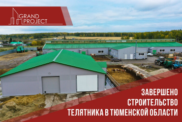 Завершено строительство телятника в Тюменской области